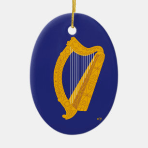 Brian Boru Harp Keramikornament