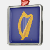 Brian Boru Harp Ornament Aus Metall (Links)