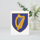 Brian Boru Harp - Symbol Irlands Postkarte (Stehend Vorderseite)