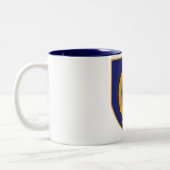 Brian Boru Harp - Symbol Irlands Zweifarbige Tasse (Links)