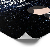 Brian Cox Quote Poster (Ecke)