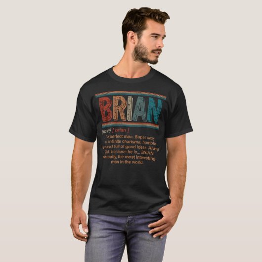 Brian Definition Shirt, Erwachsenendefinition, ers T-Shirt (Vorne ganz)