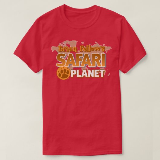Brian Fellows Safari Planet T-Shirt (Design vorne)