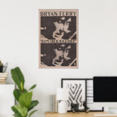 BRIAN FERRY Poster - 1976 orig. NME - Lets Stick (Heimbüro)