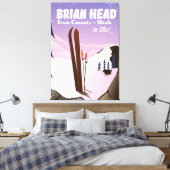 Brian Head, Iron Landkreis Utah, USA Ski Poster Leinwanddruck (Insitu (Schlafzimmer))