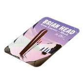 Brian Head, Iron Landkreis Utah, USA Ski Poster Magnet (Linke Seite)