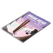 Brian Head, Iron Landkreis Utah, USA Ski Poster Notizblock (Linke Seite)