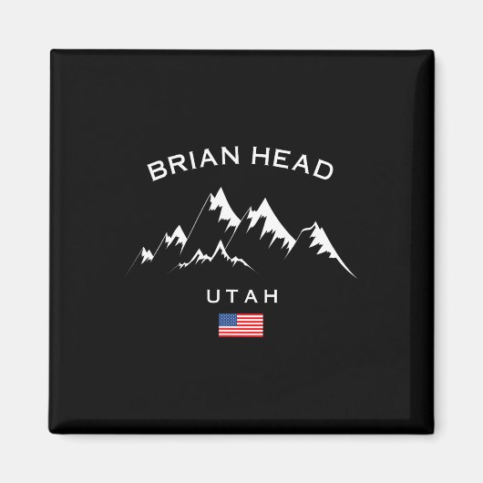 Brian Head Ski Resort Rocky Mountains Skifahren Magnet (Vorne)