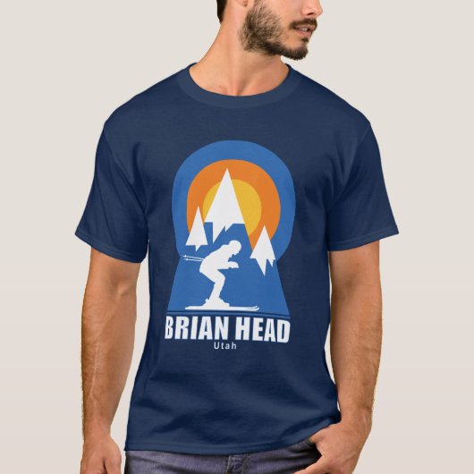 Brian Head Ski Sunset T - Shirt (Vorderseite)