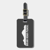 Brian Head Utah Bitte Gepäckanhänger (Vorderseite vertikal)