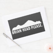 Brian Head Utah Bitte Rechteckiger Aufkleber (Umschlag)
