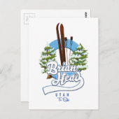 Brian Head Utah für das Skilogo Postkarte (Vorne/Hinten)