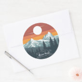 Brian Head Utah Mountain Sunset Stickers – Set of  (Umschlag)