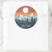 Brian Head Utah Mountain Sunset Stickers – Set of  (Tasche)