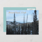 Brian Head, Utah Postkarte (Vorne/Hinten)
