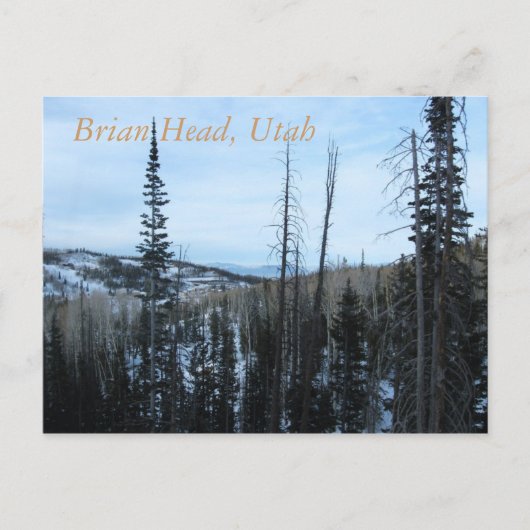 Brian Head, Utah Postkarte (Vorderseite)