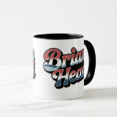Brian Head Utah Retro Ski Resort Mug Tasse (VorderseiteRechts)