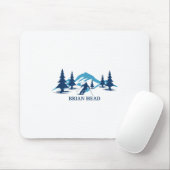 Brian Head Utah Ski Resort Skiing Skier _1 Mousepad (Mit Mouse)