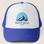 Brian Head Utah Skigebiet Hut Truckerkappe (Vorderseite)
