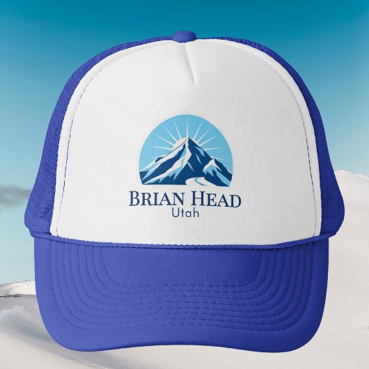 Brian Head Utah Skigebiet Hut Truckerkappe