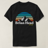 Brian Head Utah USA Ski Resort 1980s Retro TShirt (Design vorne)