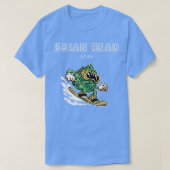 Brian Head UtahFunny Snowboarding Bierhops T-Shirt (Design vorne)