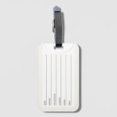 Brian Luggage Tag Gepäckanhänger (Rückseite (Vertikal))