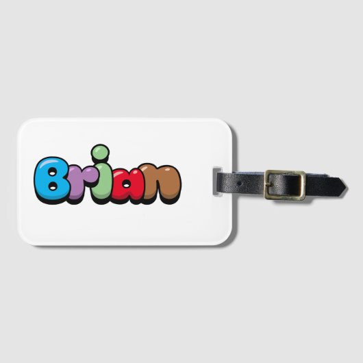 Brian Luggage Tag Gepäckanhänger (Vorderseite (Horizontal))