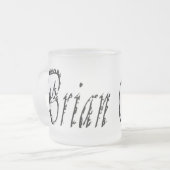 Brian, Name aus Zahlen, Mattglastasse (Vorderseite Links)