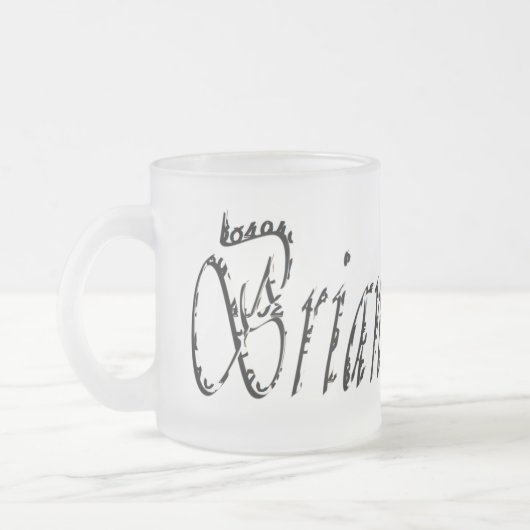 Brian, Name aus Zahlen, Mattglastasse (Links)