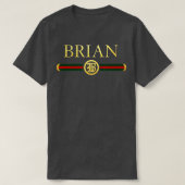 Brian Name Personalisiert Royal Luxury Geschenk Me T-Shirt (Design vorne)