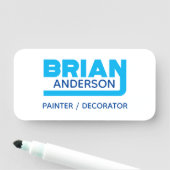 Brian Name Tag Namensschild (Beispiel)