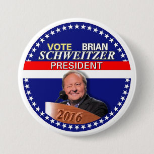Brian Schweitzer für Präsidenten 2016 Button