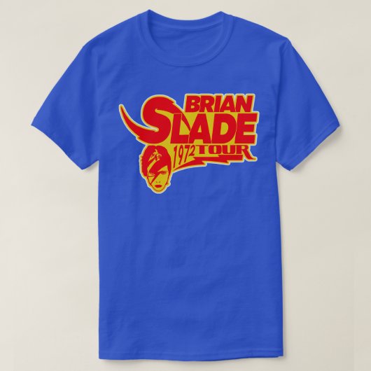 Brian Slade 1972 Tour T-Shirt (Design vorne)