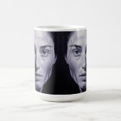 "Brianna Blue" Frauen in Kohle Kaffeetasse (Mittel)