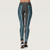 "Brianna Blue" Frauen in Kohle Leggings (Rückseite)