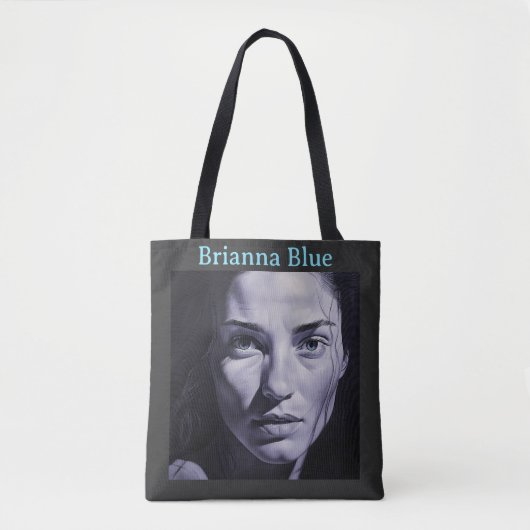 "Brianna Blue" Frauen in Kohle Tasche (Vorderseite)
