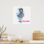 Brianne Irish Dancer Poster! Poster (Küche)