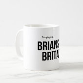Brians der Großbritannien-Klassiker-Tasse Kaffeetasse (Vorderseite Links)