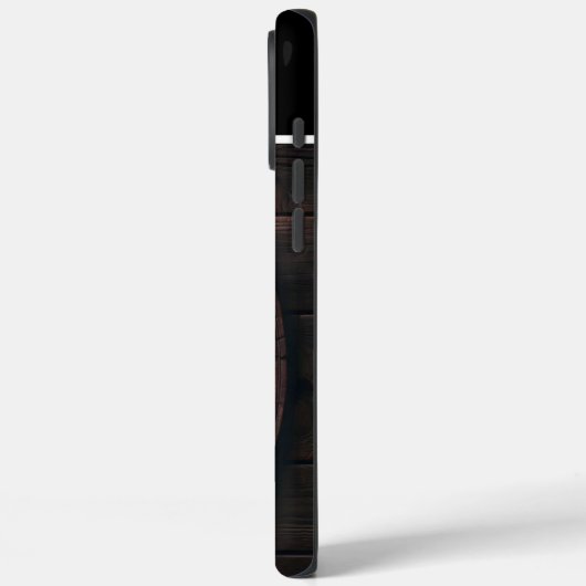 Brian's Elch-Holzschild Case-Mate iPhone Hülle (Rückseite / Links)