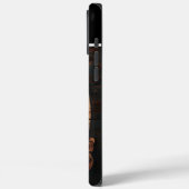 Brian's Elch-Holzschild Case-Mate iPhone Hülle (Rückseite / Links)