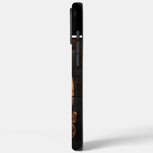 Brian's Elch-Holzschild Case-Mate iPhone Hülle (Rückseite / Links)