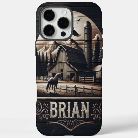 Brian's Mountain Farm Case-Mate iPhone Hülle (Rückseite)