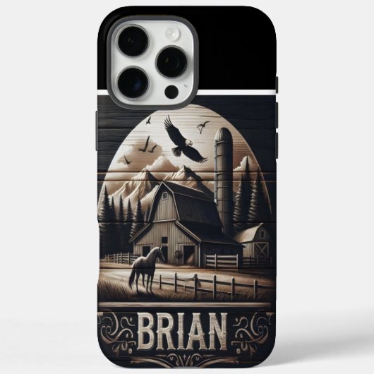 Brian's Mountain Farm Case-Mate iPhone Hülle (Rückseite)