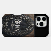 Brians Rustikales Bauernzeichen iPhone Hülle (Rückseite (Horizontal))