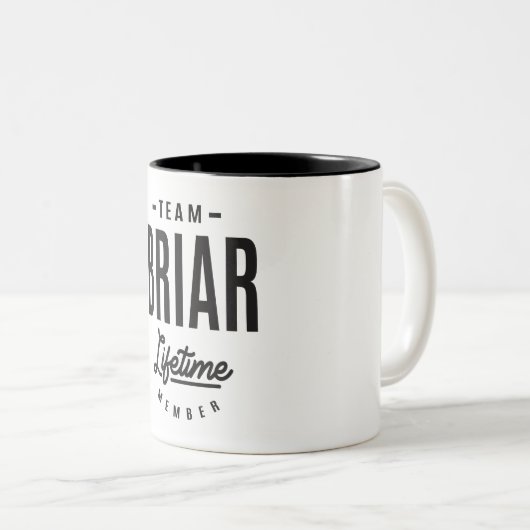 Briar Personalisiert Name Zweifarbige Tasse (VorderseiteRechts)