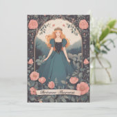 Briar Rose Einladung (Stehend Vorderseite)