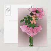 Briar Rose Girl Postkarte (Vorne/Hinten)