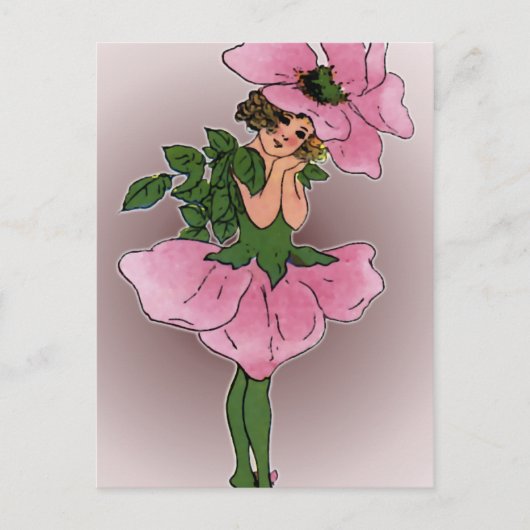 Briar Rose Girl Postkarte (Vorderseite)