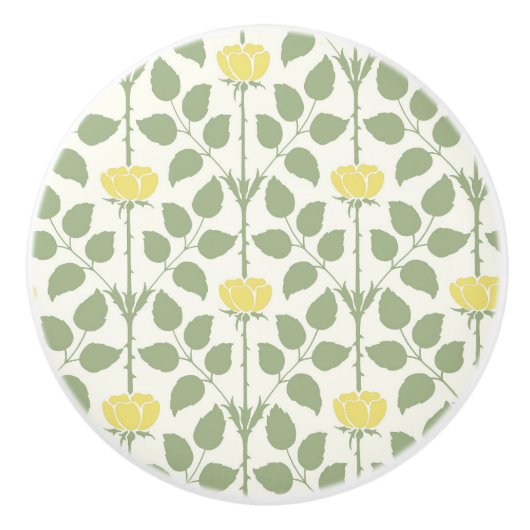 Briar Rose Keramik Knob Keramikknauf (Vorderseite)